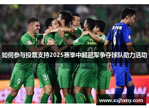 如何参与投票支持2025赛季中超冠军争夺球队助力活动